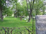 Vieux cimetière de Sainte-Anne. Vue avant