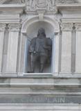 Sculpture (Samuel de Champlain). Statue. Vue avant