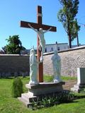 Calvaire du cimetière des religieuses de l'Hôpital général de Québec. Vue avant