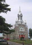 Église de Saint-Sauveur-des-Monts. Vue avant