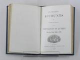 Livre (City treasurer's accounts and other documents of the Corporation of Quebec for the year ... 1866-1867). Page de titre