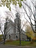 Église des Saints-Martyrs-Canadiens. Vue latérale