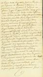Document (Nomination d'arbitres par Joseph Fleury Deschambault et David Alex Grant, pour règlement de compte de tutelle des biens de Catherine Lemoine de Longueuil, épouse de Grant)