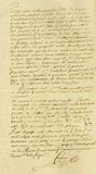 Document (Accord entre Jean et Alexandre d'Aillebout et Pierre Gosselin pour la construction d'un moulin à scie sur la seigneurie d'Aillebout, moyennant redevances)