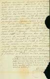 Document (Accord entre M. de Montgolfier, Pierre Foretier et Joseph Périneau, au sujet de parties du fief Closse)