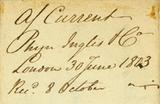 Document (Account current of sir Alexander Mackenzie & Co. with Phyn Inglis & Co)