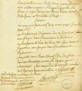 Document (Dossier remis à l'évêque dans le procès de M. de La Corne et de l'abbé Lepage)