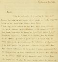 Document (Lettre de Lord Ashburton à S. Gerrard)