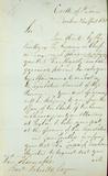 Document (Lettre de H. Craig à B. Joliette)