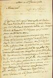 Document (Lettre de Danré de Blanzy à Pierre Guy)