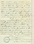 Document (Lettre d'Ed. C. Fabre à Pagnuelo)