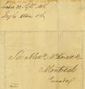 Document (Lettre d'Inglis Ellice and Co. à Sir Alex Mackenzie and Co.)