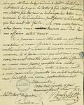Document (Lettre de B. Joliette à Marg. de Lanaudière)