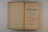 Livre (Histoire du Canada depuis sa découverte jusqu'à nos jours (Tome I)). Page de titre avec signature