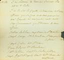 Document (Lettre du colonel J. Lacroix à François Baby)