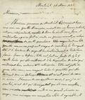 Document (Lettre de l'abbé J. Comte à H. Heney)