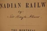 Brochure (The "Times" and its correspondents on Canadian railways). Annotation