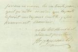 Document (Lettre de J. Papineau à O. Tarieu De Lanaudière)