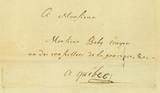 Document (Lettre de Charles de St-Ours à François Baby)