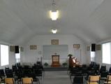 Salle évangélique. Vue intérieure