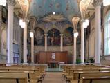 Chapelle conventuelle des Soeurs Adoratrices du Précieux-Sang. Vue intérieure