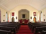 Église Stanstead South United. Vue intérieure