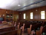 Église Gore Baptist. Vue intérieure