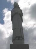 Monument de Sainte-Bernadette. Vue avant