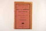 Brochure (Speech on the budget by the Hon. J. G. Robertson, treasurer of the province of Quebec delivered in the Legislative Assembly, Quebec). Page de titre