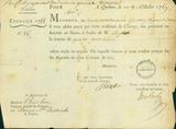 Document (Onze lettres de change de l'Intendant Bigot sur le Trésorier général des colonies à Paris, au comte des dépenses générales du Canada)