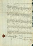 Document (Confirmation de concessions de terres aux Jésuites pour les sauvages de Sillery)