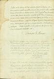 Document (Requête du père François LeMercier à M. de Tracy pour augmentation de terrain nécessaire pour l'agrandissement de l'église des Jésuites)