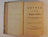 Brochure (A Letter to an honourable brigadier general, commander in chief of His Majesty's forces in Canada). Page de titre