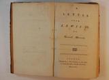 Brochure (A letter brom [i.e. from] Lewis XV to G------ M------t). Page de titre