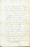 Document (Concession de terre de 6 arpents de front à la petite rivière de Montréal, par Charles Lemoyne aux Frères Hospitaliers de la Croix)