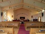 Église Chomedey Baptist. Vue intérieure