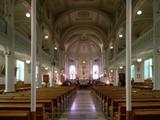 Église de Saint-Odilon. Vue intérieure