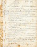 Document (Procuration au chevalier D'Aillebout par les héritiers D'Aillebout, relativement à la succession de Pierre D'Aillebout)