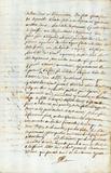 Document (Vente d'un emplacement sur St-Paul, par les Soeurs de la Congrégation, à Jean-Bte Godefroy et son épouse, Jeanne Véronique de Grand Mesnil)