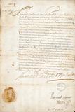 Document (Ordre du Cardinal de Richelieu à Guillaume de Caen de faire passer sur ses vaisseaux à Québec trois Jésuites au lieu de trois Récollets)