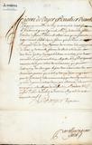 Document (Concession d'un arpent à l'anse de Tadoussac pour la chapelle des Jésuites)