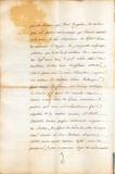Document (Lettres royales de pardon à Jean d'Aillebout d'Argenteuil au sujet de la mort du sieur de Lamallerie, tué au cours d'une altercation)
