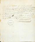 Document (Attestation de la mort de Charles D'Aillebout à Rochefort)