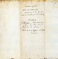 Document (Déclaration notariée par Pierre Rigaud de Vaudreuil et M. de Noyan de la mort à St-Domingue du baron de Longueuil fils et du Sieur de Maricourt)