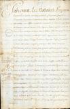 Document (Quittance à Pierre de Lavaltrie par François de Lavaltrie pour paiement de droits successifs)