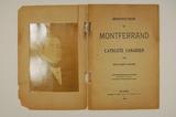 Brochure (Histoire de Montferrand, l'athlète canadien). Page de titre
