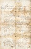 Document (Concession de terre de 3 arpents sur 30, par Claude Hertel de Beaulac à Étienne Girard)