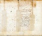 Document (Concession de terre, 3 arpents sur 34, par Pierre Jacques Daneau, sieur Demuy à Jacques LeBeau)