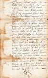 Document (Vente de propriété par Jean Martinet de Fonblanche à Antoine Pacaud)
