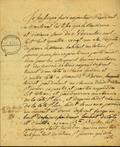 Document (Arpentage de la terre de Pierre Lemieux, au côteau St-Pierre)